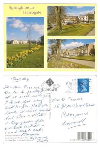 Postcard springtime in - -,