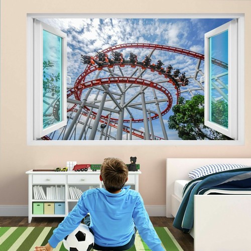 Roller coaster ride - roller, wall