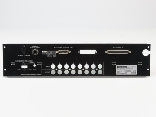 Tascam tsr8 rear panel - rear, reel