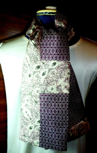 100 silk men cravat scarf - silk, men's