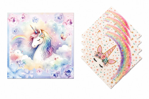 Pack 2ply unicorn - pack, design
