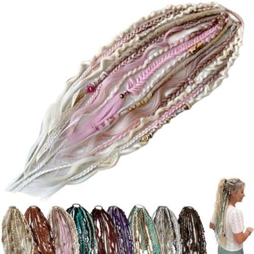 Elastic dread ponytail boho - elastic,