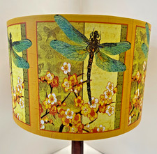 Dragonfly lampshade , yellow