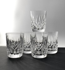 Waterford Crystal Set Of Five Lismore 8.7cm Tumbler Glasses - Gothic Mark