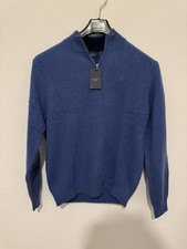 Hackett Denim Blue Lambswool