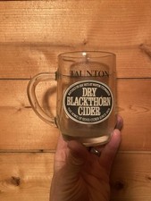 Taunton Dry Blackthorn Cider Vintage Pint Glass Tankard