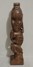 Large 38cm Maori Tiki Wooden