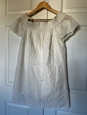 Zara Basic White Embroidered