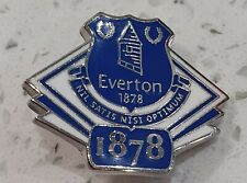 Everton FC Official Pin Badge - Blue Crest 1878 - Great Gift idea