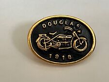 Vintage Original Douglas 1919 Motorcycle Motorbike Enamel Pin Badge