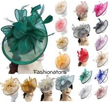 Large Headband Alice Band Tear Drop Fascinator Hat Ladies Day Races Royal Ascot