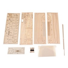 1:148 Wooden Boat Assembled