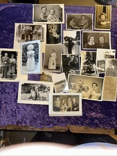 Selection Of 21 Very Old Photographs Black And White.