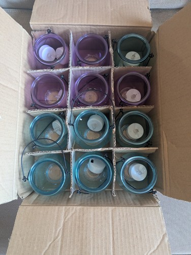 Purple and blue - blue, tea