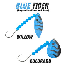 Glow Blue Tiger (painted back)