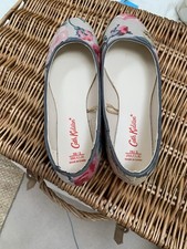 Cath Kidston Textured Formal Pump Shoes Trailing Rose, UK Size 5