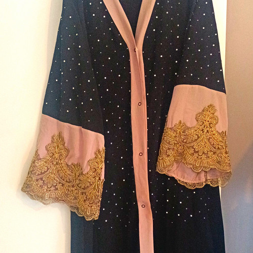 Women black abaya xxl - black,