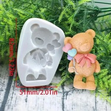 Silicone mould teddy bear - 3d,