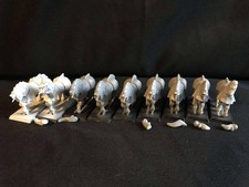 Empire Barded Horses (9) - Warhammer - Fantasy - WFB - Old World - Plastic 
