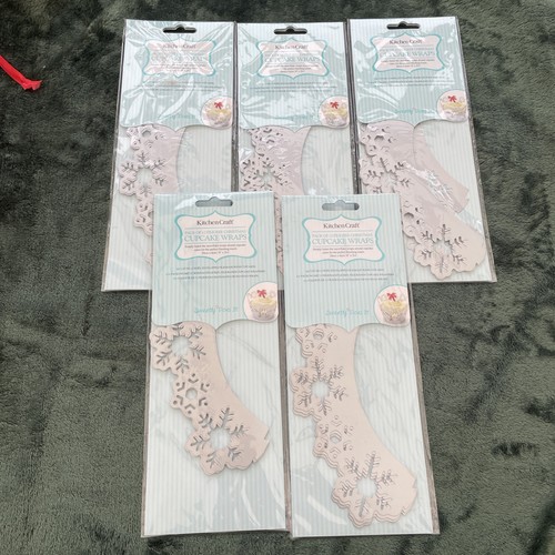 Christmas cupcake wraps joblot - wraps,