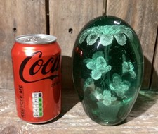 Large  Victorian Glass Flower Dumb weight Stunning Condition And Looks