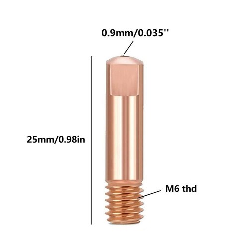 Copper welder tips - tips, compact