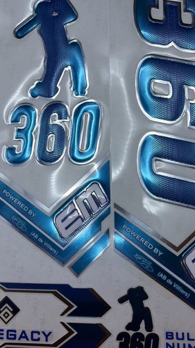 Cricket bat sticker - em,