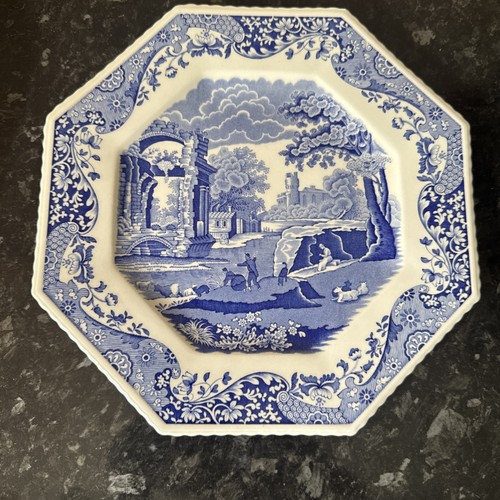 Spode blue italian octagonal - blue,