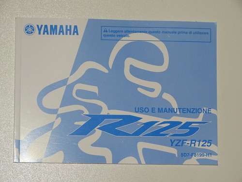 Yamaha yzf 125 instruction - yzf-r,