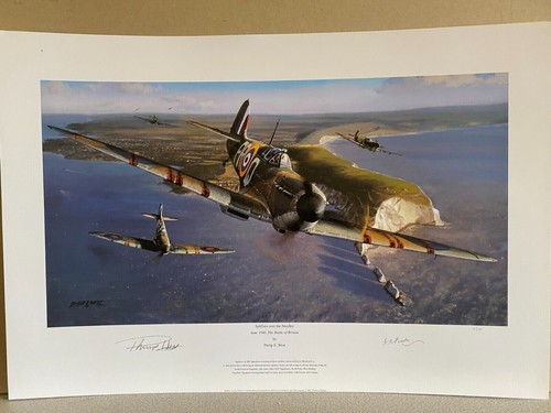 601 sqd spitfire aviation art - 601,