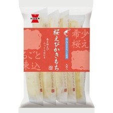 Sakura Shrimp Rice cracker Senbei 9pcs Iwatsuka from Japan