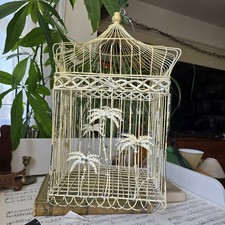Vintage Bird Cage Large Wire