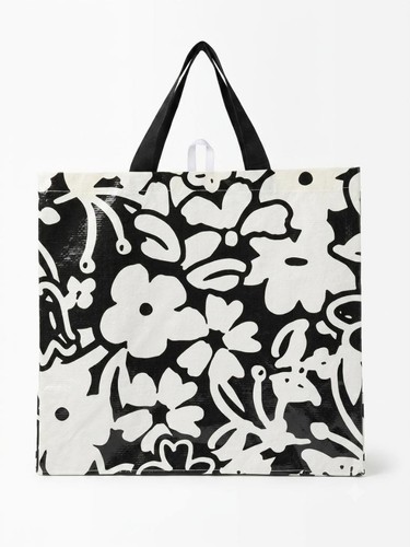 Tesco monochrome floral