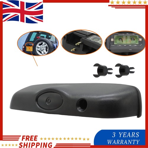 Black tailgate door - black, handle