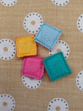 VINTAGE LUNDBY BARTON DOLLS HOUSE FELT CUSHIONS X 4 1:16 70'S RARE low price