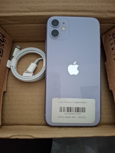 Iphone 128gb purple - 11,