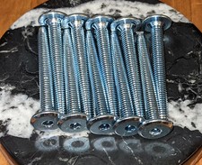 10x M6 50mm Cot Bed Screws