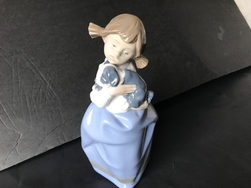Lladro nao girl with - lladro,