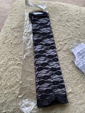 Black Lace Fingerless Gloves