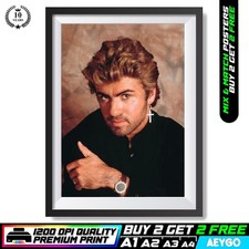 GEORGE MICHAEL WHAM Wall Art Picture Poster Print BUY 2 GET 2 FREE | A1 A2 A3 A4