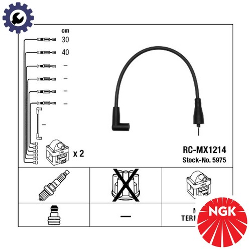 Ignition cable kit - cable, 5975