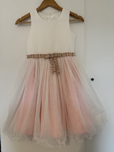 Bridesmaid white pink - white/pink, american