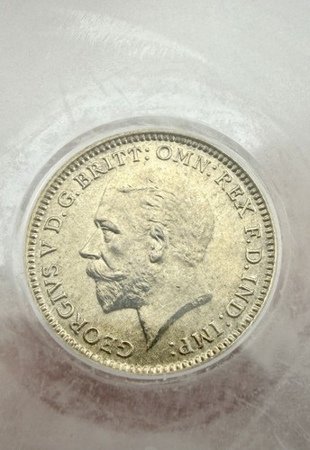 1936 silver threepence king - 3d,