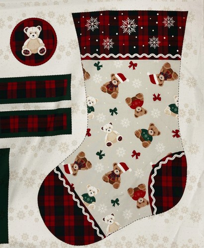 Stocking panel christmas - stocking,