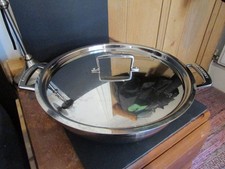 Le Creuset 3-Ply Stainless Steel Shallow Casserole With Lid 30cm