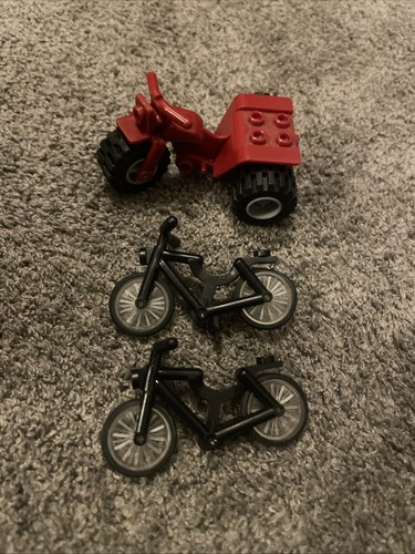 Lego black bicycles - 2x,