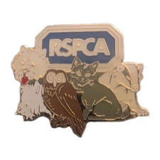 Vintage RSPCA  Animal Enamel