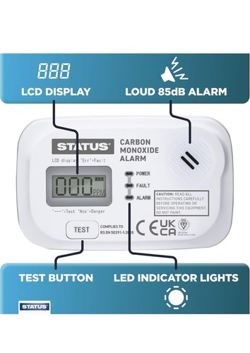 Carbon monoxide alarm year - 10,