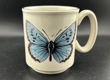WP Pottery Blue Butterfly Mug