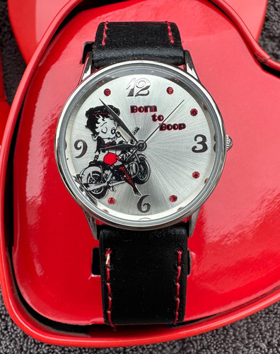 Avon biker betty boop watch - biker,